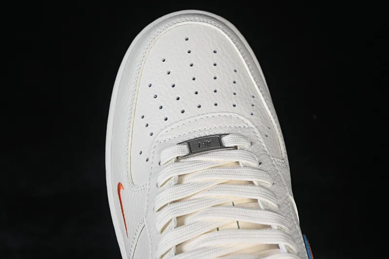 All Categories Nk Air Force 1 Air Force Series Nk Air Force 1 Low Air Force Low Nike Air Force 1'07 Low Milk White Orange Blue Air Force One Low Casual Shoes NH0601-542